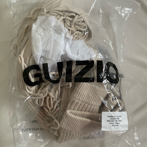 SOLD Danielle Guizio Rib Knit Tie Pants & Tank - Picture 8 of 8